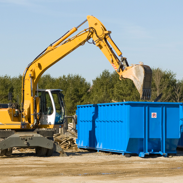 what size residential dumpster rentals are available in Mayfield KS